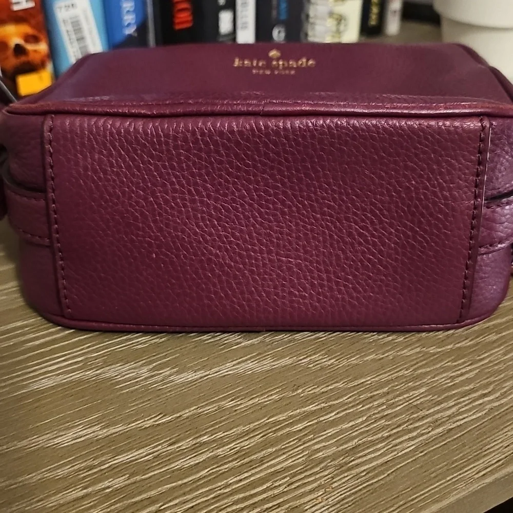 Kate Spade Camera Bag 2 Compartment Maroon